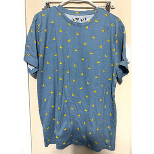 KNICKERBOCKER Vintage Design Cotton Tee Shirt rubber ducks all over print sz XL